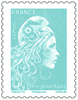 timbre marianne turquoise